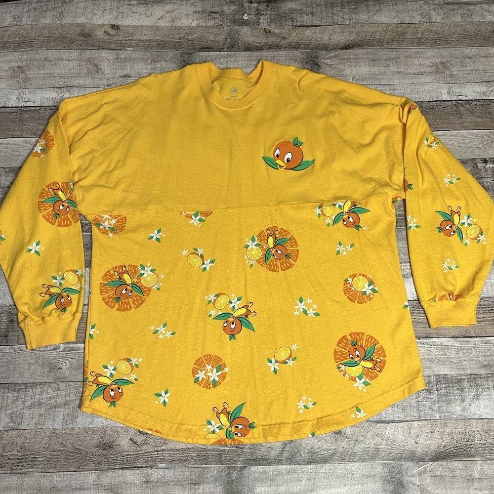 Orange‎ Bird Spirit Jersey Size XL Yellow Florida Disney Original